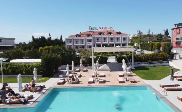 Perinthos Hotel Anchialos Extérieur photo