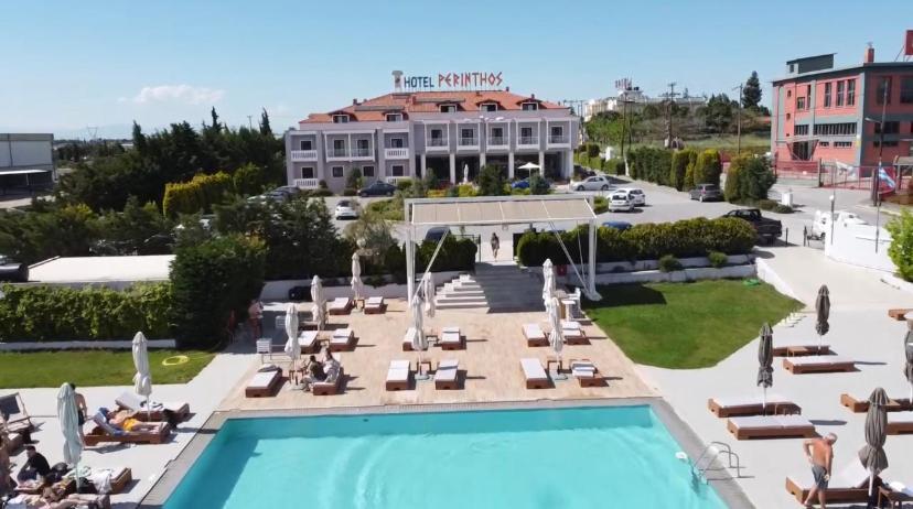 Perinthos Hotel Anchialos Extérieur photo